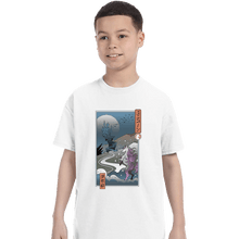 Load image into Gallery viewer, Daily_Deal_Shirts T-Shirts, Youth / XS / White Unicorn Ukiyo-e