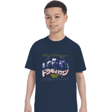 Load image into Gallery viewer, Shirts T-Shirts, Youth / XL / Navy Draculain