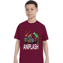 Load image into Gallery viewer, Secret_Shirts T-Shirts, Youth / XS / Maroon Aniplash