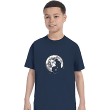 Load image into Gallery viewer, Daily_Deal_Shirts T-Shirts, Youth / XS / Navy Moonlight Iron