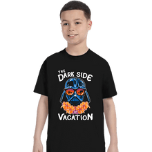 Load image into Gallery viewer, Daily_Deal_Shirts T-Shirts, Youth / XS / Black The Dark Side Of Vacation