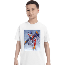 Load image into Gallery viewer, Daily_Deal_Shirts T-Shirts, Youth / XS / White Wing Zero Watercolor