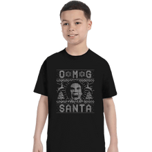 Load image into Gallery viewer, Shirts T-Shirts, Youth / XL / Black OMG Santa