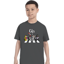 Load image into Gallery viewer, Daily_Deal_Shirts T-Shirts, Youth / XS / Charcoal The Cats