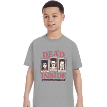 Load image into Gallery viewer, Daily_Deal_Shirts T-Shirts, Youth / XS / Sports Grey Dead Inside Misfortune Telling Club