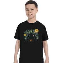 Load image into Gallery viewer, Shirts T-Shirts, Youth / XL / Black Starry Cave