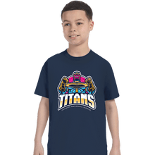 Load image into Gallery viewer, Shirts T-Shirts, Youth / XS / Navy Titans INL