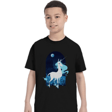 Load image into Gallery viewer, Shirts T-Shirts, Youth / XL / Black Last Unicorn
