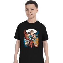 Load image into Gallery viewer, Daily_Deal_Shirts T-Shirts, Youth / XS / Black Stranger Falls 4