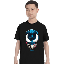 Load image into Gallery viewer, Shirts T-Shirts, Youth / XS / Black Venomous Typography
