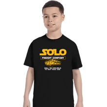 Load image into Gallery viewer, Daily_Deal_Shirts T-Shirts, Youth / XS / Black Solo Freight Co.