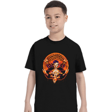 Load image into Gallery viewer, Daily_Deal_Shirts T-Shirts, Youth / XS / Black Tri Beam Strange