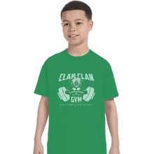 Load image into Gallery viewer, Shirts T-Shirts, Youth / XL / Irish Green Clan Clan Gym