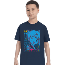 Load image into Gallery viewer, Shirts T-Shirts, Youth / XS / Navy Retro Pretty Soldier
