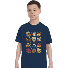 Load image into Gallery viewer, Shirts T-Shirts, Youth / XL / Navy Island Faces
