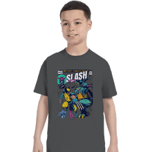 Load image into Gallery viewer, Shirts T-Shirts, Youth / XL / Charcoal Wolverine VS Slash