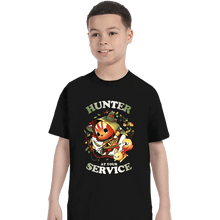 Load image into Gallery viewer, Daily_Deal_Shirts T-Shirts, Youth / XS / Black Hunter At Your Service
