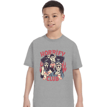 Load image into Gallery viewer, Daily_Deal_Shirts T-Shirts, Youth / XS / Sports Grey Horrify Club