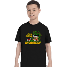 Load image into Gallery viewer, Shirts T-Shirts, Youth / XS / Black Manic Monday