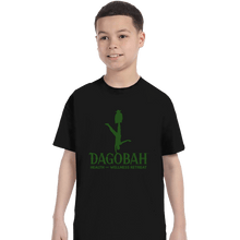 Load image into Gallery viewer, Daily_Deal_Shirts T-Shirts, Youth / XS / Black Dagobah Health And Wellness Retreat