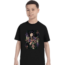 Load image into Gallery viewer, Daily_Deal_Shirts T-Shirts, Youth / XS / Black Beetlejuice & Lydia Card