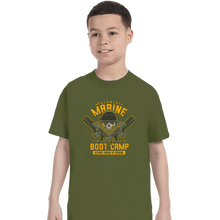 Load image into Gallery viewer, Shirts T-Shirts, Youth / XS / Military Green Colonial Marine s