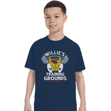 Load image into Gallery viewer, Shirts T-Shirts, Youth / XL / Navy Willie's Training Grounds