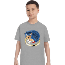 Load image into Gallery viewer, Secret_Shirts T-Shirts, Youth / XS / Sports Grey The Fastest Hedgehog