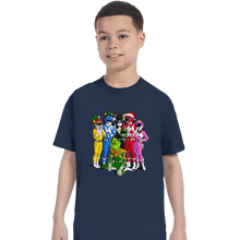 Load image into Gallery viewer, Daily_Deal_Shirts T-Shirts, Youth / XS / Navy Grinch Rangers
