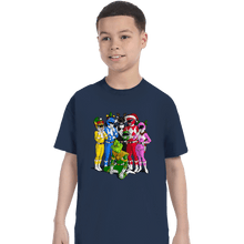 Load image into Gallery viewer, Daily_Deal_Shirts T-Shirts, Youth / XS / Navy Grinch Rangers
