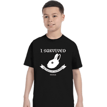 Load image into Gallery viewer, Shirts T-Shirts, Youth / XS / Black Rabbit