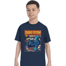 Load image into Gallery viewer, Daily_Deal_Shirts T-Shirts, Youth / XS / Navy Cookie Fiction