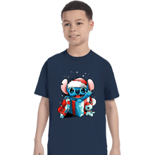 Load image into Gallery viewer, Daily_Deal_Shirts T-Shirts, Youth / XS / Navy The Christmas Experiment
