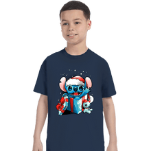 Load image into Gallery viewer, Daily_Deal_Shirts T-Shirts, Youth / XS / Navy The Christmas Experiment