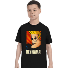 Load image into Gallery viewer, Daily_Deal_Shirts T-Shirts, Youth / XS / Black Hey Mama!