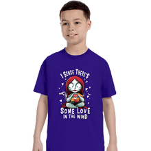 Load image into Gallery viewer, Daily_Deal_Shirts T-Shirts, Youth / XS / Violet Some Love In The Wind