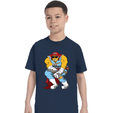 Load image into Gallery viewer, Daily_Deal_Shirts T-Shirts, Youth / XS / Navy Duff Knight