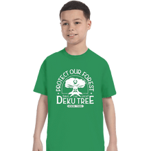 Load image into Gallery viewer, Daily_Deal_Shirts T-Shirts, Youth / XS / Irish Green Protect Our Forest