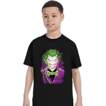 Load image into Gallery viewer, Daily_Deal_Shirts T-Shirts, Youth / XS / Black Glitch Joker