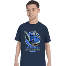Load image into Gallery viewer, Daily_Deal_Shirts T-Shirts, Youth / XS / Navy Friendship Destroyer