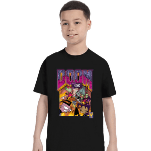 Daily_Deal_Shirts T-Shirts, Youth / XS / Black DOOOM
