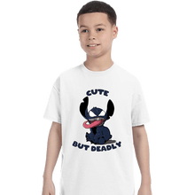 Load image into Gallery viewer, Daily_Deal_Shirts T-Shirts, Youth / XS / White Cute But Deadly