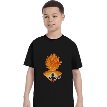 Load image into Gallery viewer, Shirts T-Shirts, Youth / XL / Black The Angry Super Saiyan