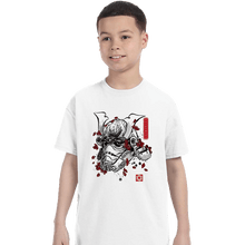 Load image into Gallery viewer, Daily_Deal_Shirts T-Shirts, Youth / XS / White The Samurai Trooper