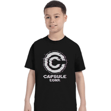 Load image into Gallery viewer, Shirts T-Shirts, Youth / XL / Black Ddjvigo's Glitch Capsule Corp