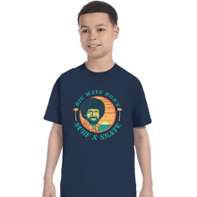 Load image into Gallery viewer, Shirts T-Shirts, Youth / XS / Navy Big Wave Bob