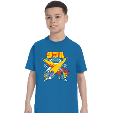 Load image into Gallery viewer, Shirts T-Shirts, Youth / XS / Sapphire X-Slash