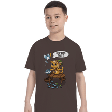 Load image into Gallery viewer, Shirts T-Shirts, Youth / XL / Dark Chocolate Linkitty