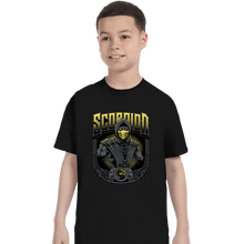 Load image into Gallery viewer, Daily_Deal_Shirts T-Shirts, Youth / XS / Black Scorpion Crest