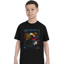 Load image into Gallery viewer, Shirts T-Shirts, Youth / XS / Black Light Speed Shoes